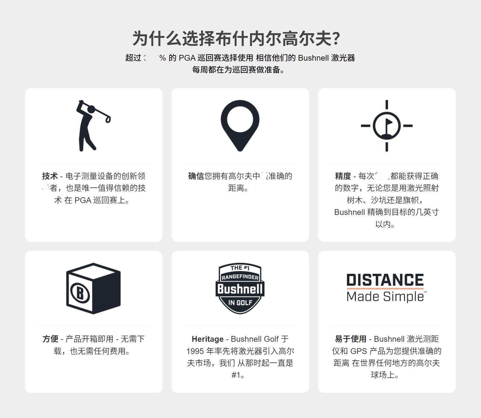 BUSHNELL高尔夫测距仪 Tour V6(图2)